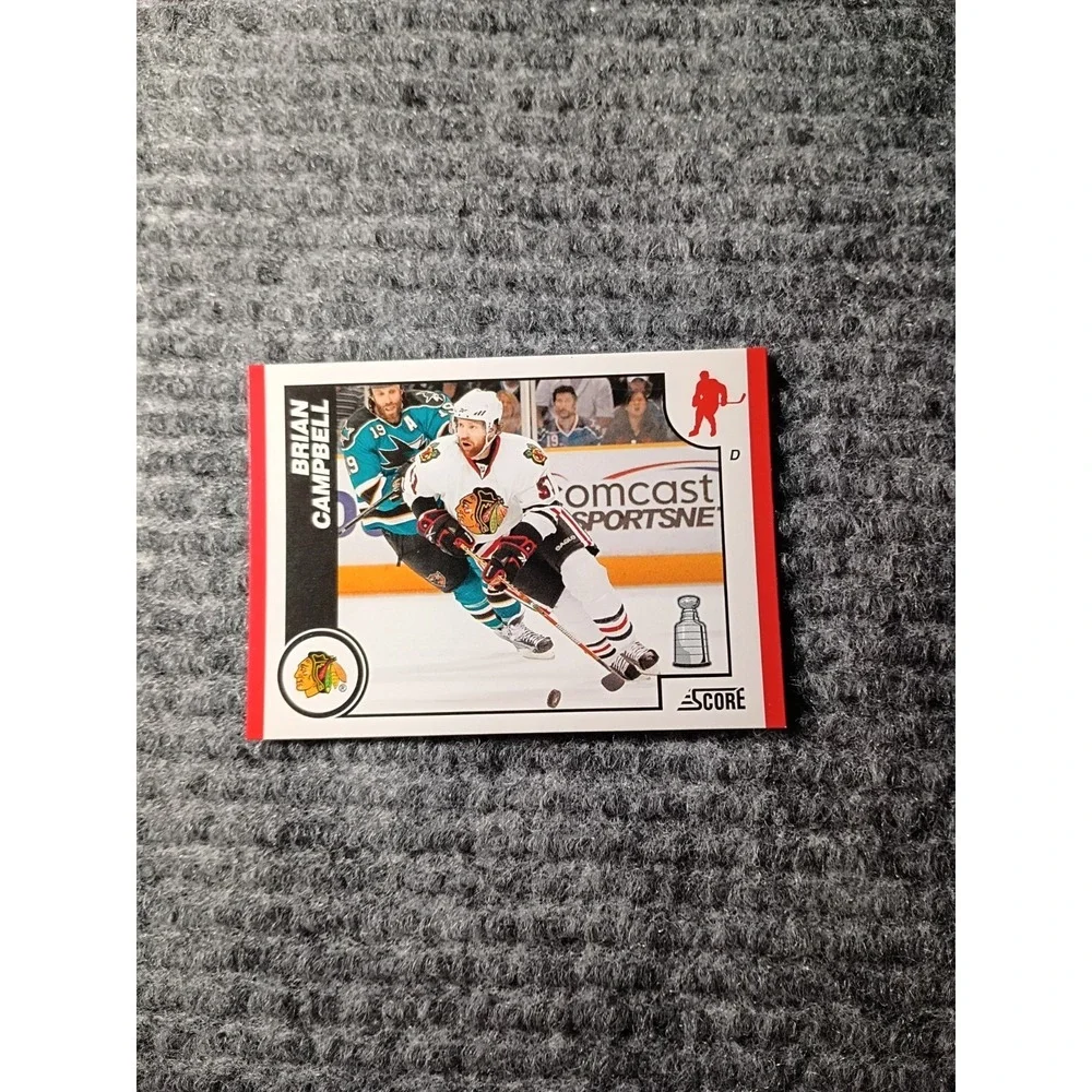 2010 Score Chicago Blackhawks Brian Campbell Hockey Card #138